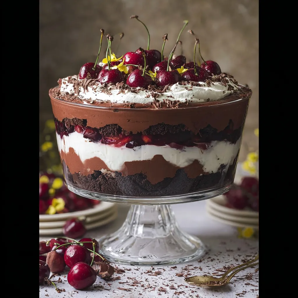 Black Forest Trifle • Olive & Mango: A Decadent Delight