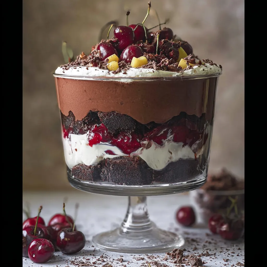 Black Forest Trifle • Olive & Mango