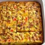 Delicious Breakfast Casserole Ready to Serve