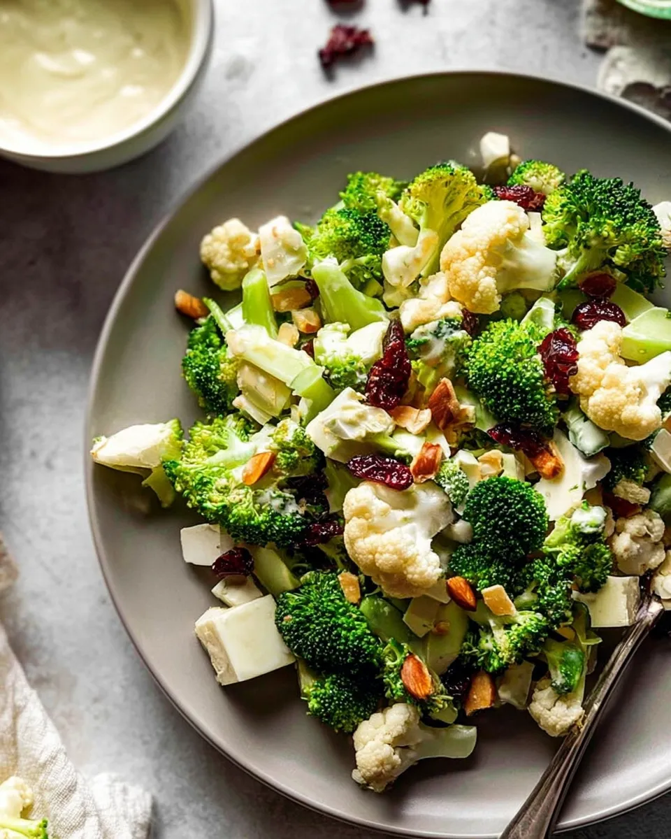 broccoli and cauliflower salad