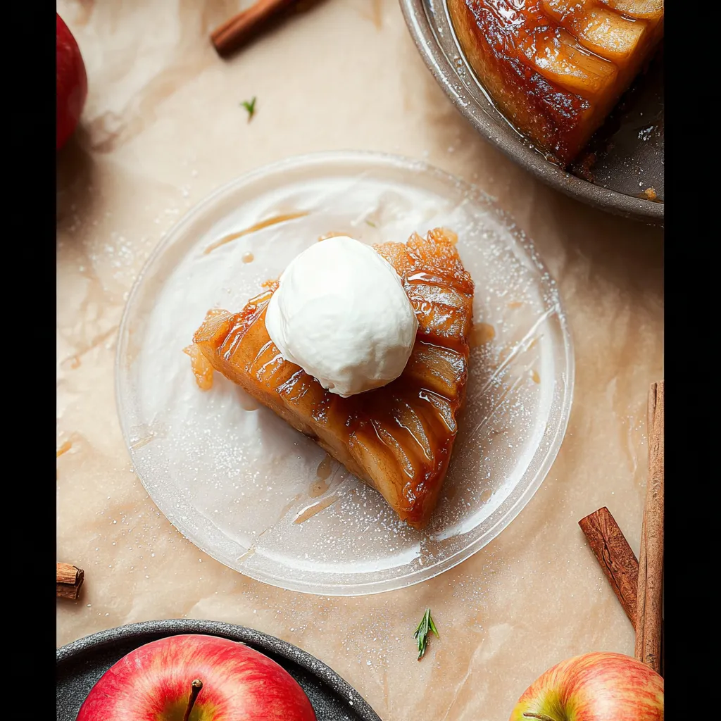 Brown Butter Apple Upside Down Cake