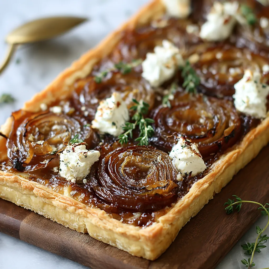 Caramelized Onion and Goat Cheese Tart