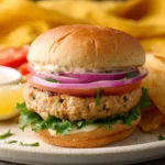 Delicious Chicken Burgers Ground Chicken Ready to Serve