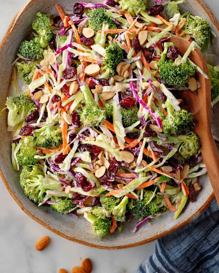 Vibrant Coleslaw Broccoli Salad