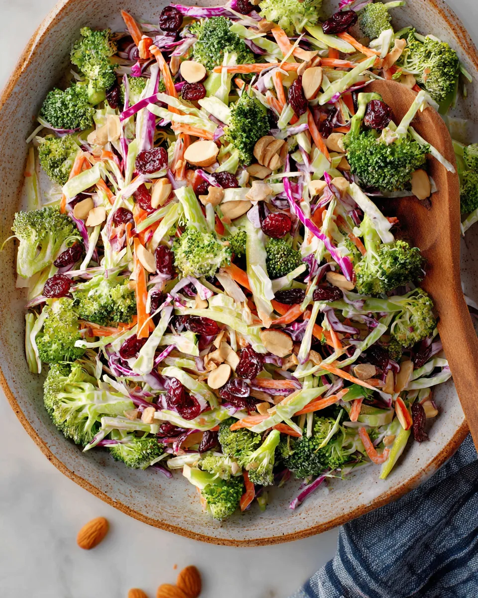 Coleslaw Broccoli Salad: A Delicious Crunch You’ll Love!