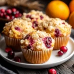 Cranberry Orange Muffins Freshly Baked