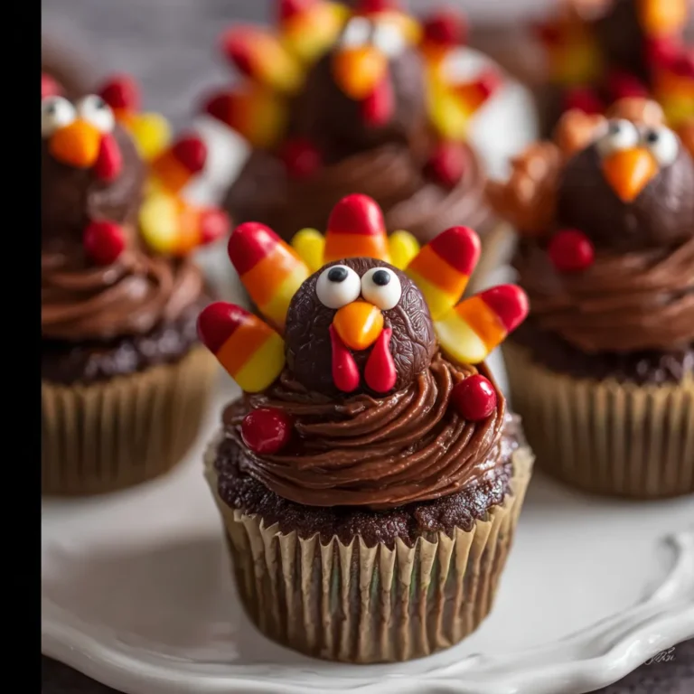 Easy Turkey Cupcakes Ready to Enjoy