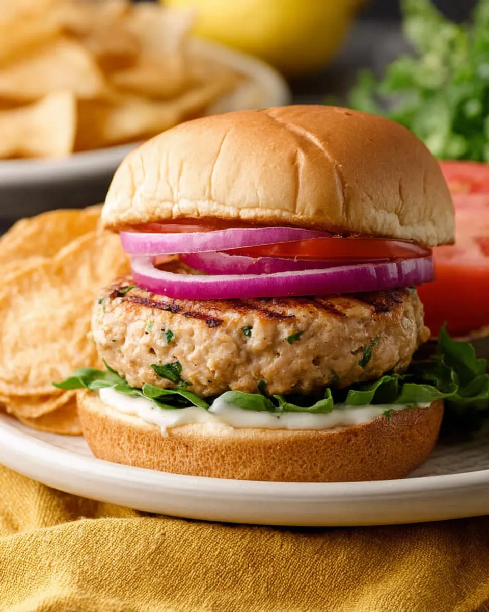 ground chicken burgers recipe