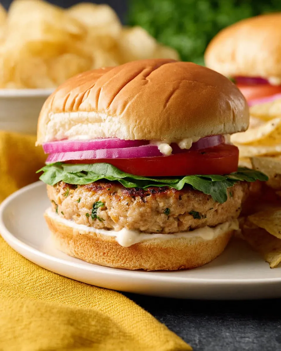 ground chicken burgers