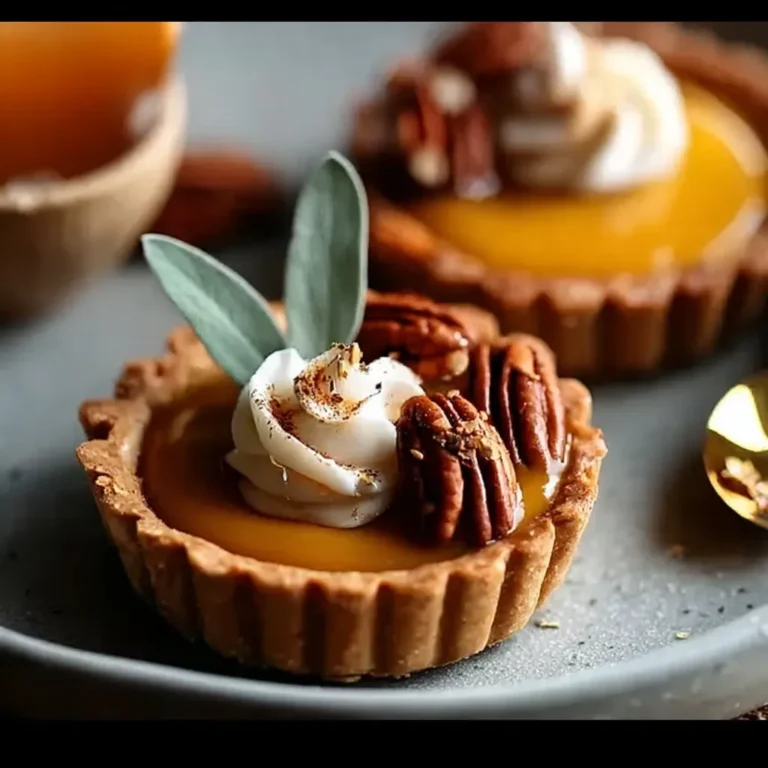 Irresistible Pumpkin Spice Caramel Tarts – Indulge in Fall