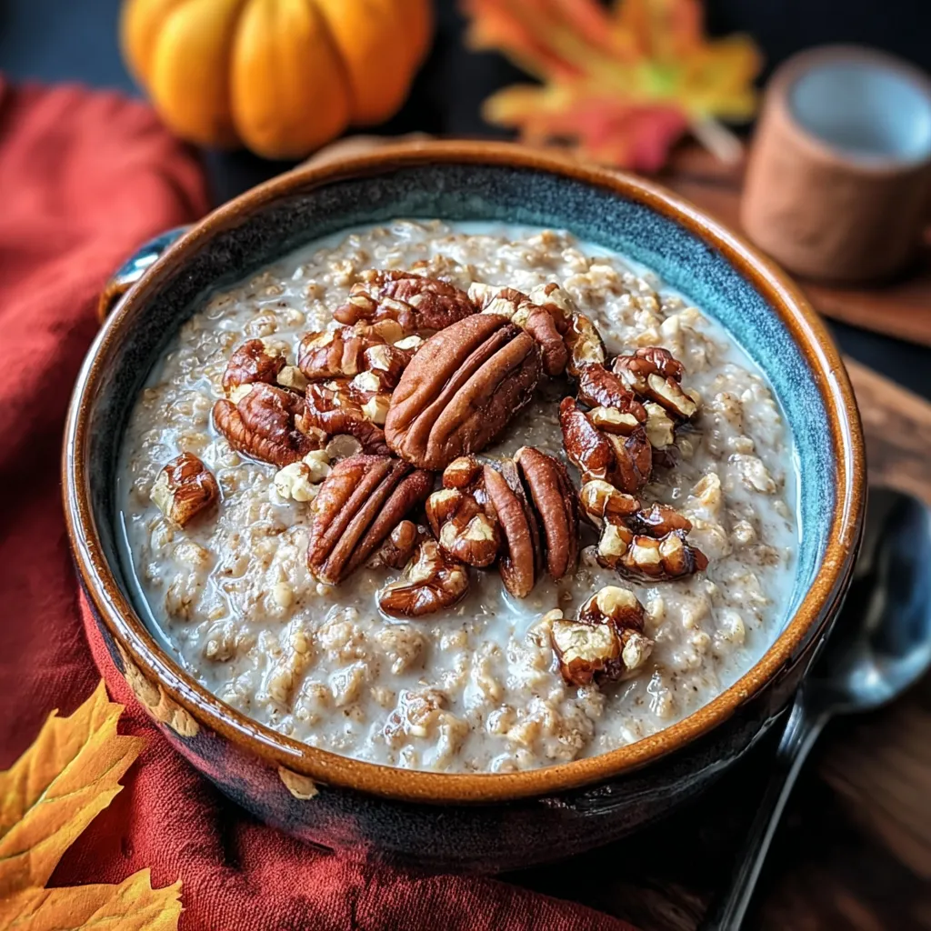 Maple Pecan Oatmeal
