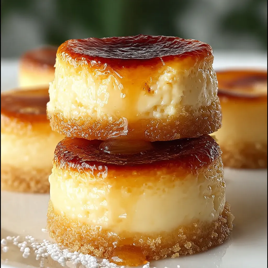 Mini Crème Brûlée Cheesecakes – Decadent Dessert