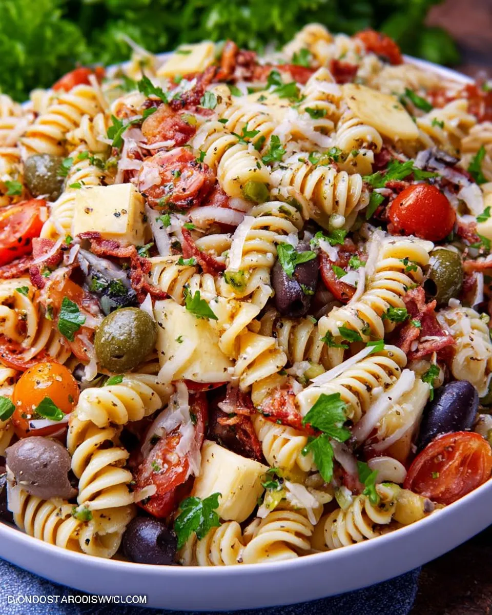 pasta salad recipe with italian dressing