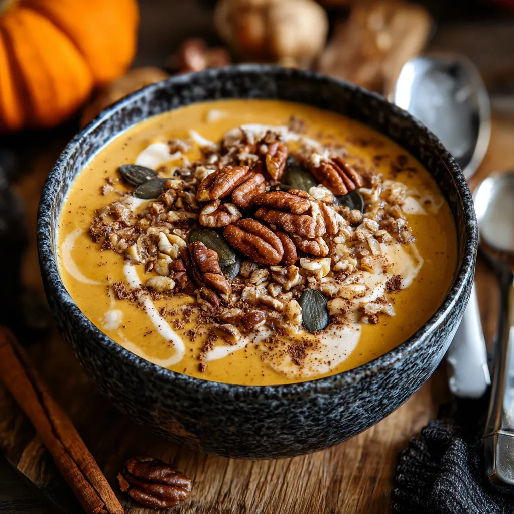 Pumpkin Spice Smoothie Bowl